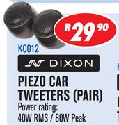Dixon Piezo Car Tweeters(Pair) KC012