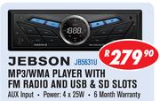 Jebson MP3/WMA Player With FM Radio And USB & SD Slots JB5631U