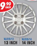 4 Piece Wheel Cover Sets 14 Inch WJ519/14-Each