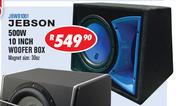 Jebson 500W 10" Woofer Box JBWB1001