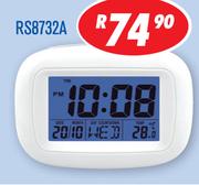 Dixon Multifunction Digital Clocks With Calendar, Date, Alarm And Temperature RS8732A