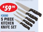 Amber 5 Piece Kitchen Knife Set K36080