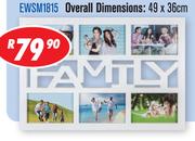 Multi Photo Frames Overall 49x36cm EWSM1815
