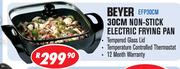 Beyer 30Cm Non-Stick Electric Frying Pan EFP30CM