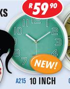 Wall Clocks 10" A215