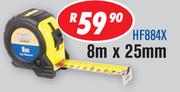 Beyer Measuring Tapes 8m x 25mm HF884X
