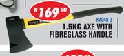1.5Kg Axe With Fibreglass Handle KAO40-3