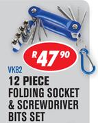 Beyer 12 Piece Folding Socket & Screwdriver Bits Set VK82 