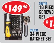 Dixon 34 Piece Ratchet Set