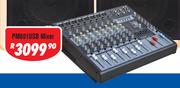 Dixon 8 Channel Stereo Table Top Mixer PM801USB