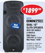 DXN Pro Dual 15" DJ/PA Speaker HYL215