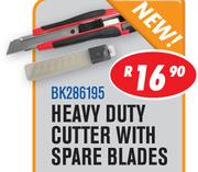 Heavy Duty Cutter With Spare Blades BK286195
