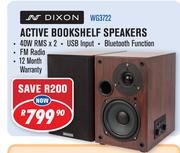 Dixon Active Bookshelf Speakers WG3722