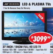 Dixon 37 Inch/94cm Full HD LED TV STY0337