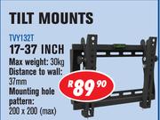LED & LCD TV Wall Brackets Tilt Mounts 17-37 Inch TVY132T