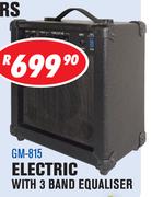 Sanchez 15W Guitar Amplifiers Electric With 3 Band Equaliser GM-815