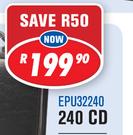 Ebox CD Storage Pouches EPU32240 240CD