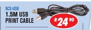 Dixon 1.5M USB Print Cable 5CS-USB