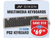 Dixon Multimedia Keyboards PS2 LK-2030M
