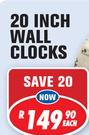 20 Inch Wall Clocks 8062/51-Each