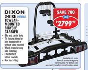 Dixon 3 Bike Towbar Mounted Bicycle Carrier DNT009A3