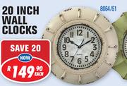 20 Inch Wall Clocks 8064/51-Each