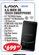 Lava 4.5 Inch 3G Touch Smartphone LAVA-A51