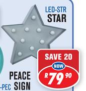 Decorative LED Night Lights Star LED-STR