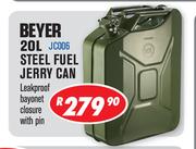 Beyer 20Ltr Steel Fuel Jerry Can JC006