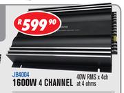 Jebson 1600W 4 Channel Car Amplifiers JB4004