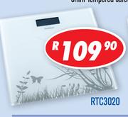 Amber Digital Bathroom Scales RTC3020