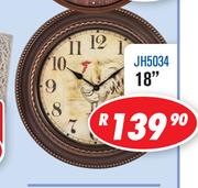 Wall Clocks 18" JH5034