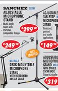 Sanchez Adjustable Microphone Stand SD281