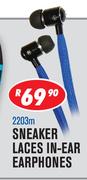 Dixon Sneaker Laces In Ear Earphones 2203M