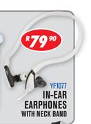 Dixon In ear Earphones With Neck Band YF1077