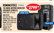 DXN Pro 15 Inch Active Monitor Speaker Single 200W RMS At 8 Ohms HYQ15A-M