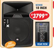 DXN Pro 1000W Active DJ Speakers Single Dual 18 Inch With Integrated Handle & Wheels MS18400