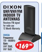 Dixon UHF/VHF/FM Indoor TV Antennas DN163A