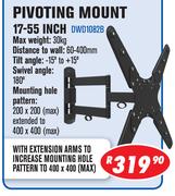 Pivoting Mount 17-55 Inch DWD1082B