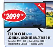 Dixon 32 Inch/81cm HD Ready DLED TV CZ1632