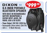 Dixon 6.5 Inch Portable Bluetooth Speaker X-6