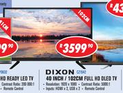 Dixon 40 Inch/102cm Full HD DLED TV CZ1542