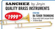 Sanchez Quality Brass Bb Tenor Trombone STBE110G