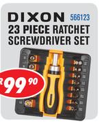 Dixon 23 Piece Ratchet Screwsriver Set 566123
