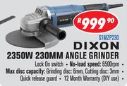 Dixon 2350W 230mm Angle Grinder S1MZP230