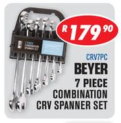Beyer 7 Piece Combination CRV Spanner Set CRV7PC
