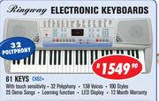 Ringway 61 Keys Electronic Keyboard CK62+