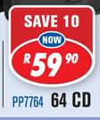64 CD Storage Pouches PP7764