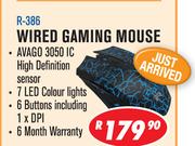 Wired Gaming Mouse R-386