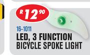 LED, 3 Function Bicycle Spoke Light 16-1011